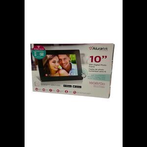 Aluratek AWS10F 10" LCD Touchscreen 16GB Wi-Fi Digital Photo Frame